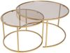 Skye Decor Couchtisch Aurum (Set, 2-St, 2 Tische), Runde Glasplatten Bild 5