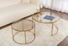 Skye Decor Couchtisch Aurum (Set, 2-St, 2 Tische), Runde Glasplatten Bild 3