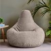Icon 'Dalton' Sitzsack, Cord, Beige, 90 x 84 x 73 cm Bild 3
