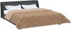 vidaXL Ganzjahresbettdecke Gepolstert Taupe 200 x 220 cm 42026285 Bild 3