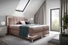Boxspringbett Schlafzimmerbett 180x200cm AMORE Nr. 2 Altrosa inkl. LED-Beleuchtung Bild 4