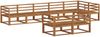 vidaXL Outdoor-Sofagarnitur 8 pcs Natur Massivholz Akazie 3367737 Bild 2