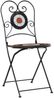 vidaXL Mosaik-Bistro-Set Terrakottarot und Weiß Eisen und Keramik 3216355 Bild 4