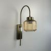 Bamyum Wandleuchte Jerno Vintage Metall und Glas Wandleuchte, ohne Leuchtmittel Bild 2