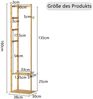 TUWENA Kleiderständer Kleiderständer Bambus mit Kleiderstange, freistehender Kleiderständer Bild 2