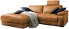 KAWOLA Sofa LOLA Ecksofa Leder cognac mit motorischer Relaxfunktion Recamiere links 82 x 178 x 233 cm Bild 3