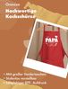 Youth Designz Grillschürze Herren Schürze Bei Papa Schmeckt es am besten Print Kochschürze, mit lustigem Spruch & Logo Aufdruck Bild 3