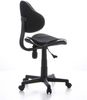 hjh OFFICE 634120 Kinder Schreibtischstuhl KIDDY GTI-2 Stoff Schwarz/Grau ergonomischer Jugenddrehstuhl höhenverstellbar Bild 5
