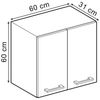 Hängeschrank R-Line Sonoma 60 cm Vicco Bild 2
