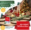 KESSER® Weihnachtsgirlande mit LED – 5 m oder 10 m, 100–200 LEDs, IP44, naturgrün, mit Schnee-Effekt je nach Modell, für Outdoor & Indoor, mit Fernbedienung & Weihnachtsdeko je nach Variante 10m / 200 LEDs inkl. FB / ohne Deko / Schnee Bild 3