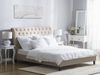Bett mit Lattenrost REIMS 180 x 200 cm Stoff Beige Bild 3