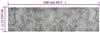 vidaXL Küchenteppich Waschbar Beton 45x150 cm Samt 136570 Bild 5