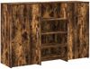vidaXL Empfangstheke Räuchereiche 155x50x103,5 cm Holzwerkstoff 3324200 Bild 2