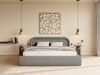 Selsey 'Ruvi' Polsterbett mit Lattenrost und Stauraum, grau, 180x200 cm Bild 3