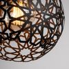 Vente-unique - Deckenleuchte höhenverstellbat - Metall - 25x39/119 cm - Schwarz - CELINDRA Bild 5