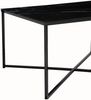 Couchtisch aus Glas und Metall, schwarz, 80x80 cm Bild 4