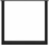vidaXL Esstischbeine U-Form 2 Stk. Schwarz 80x(72-73) cm Stahl 4013188 Bild 5