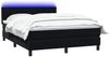 vidaXL Boxspringbett mit Matratze & LED Schwarz 160x210 cm Samt 3316889 Bild 3
