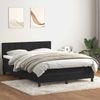 vidaXL Boxspringbett mit Matratze & LED Schwarz 160x210 cm Samt 3316889 Bild 4