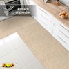 ANRO Küchenläufer Premium Einfarbig RUNNA Läufer Küchenteppich Stoff-Teppich, Rechteckig, Höhe: 3 mm, Stoff schmutzabweisend 67x100 cm Boho Beige robust Bild 4