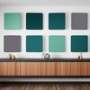 Rheinland Möbel FocusWall WAQ0606 – Quadratischer Akustik-Wandabsorber 60×60 cm in Stofffarbe Tequila inkl. Montage-Set - Made in Germany - Klasse A, Stoffbezug, schwer entflammbar Bild 4