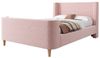 BlingBin Einzelbett (1-tlg, Kinderbett Polsterbett 90 x 200 cm mit kosmischem Muster), Für Jungen & Mädchen, Samt (Ohne Matratze) Bild 4