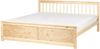 Bett mit Lattenrost OLENDON 180x200 cm Holz Heller Holzfarbton Bild 1
