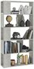 vidaXL Bücherregal/Raumteiler Betongrau 80x24x159 cm Holzwerkstoff 800103 Bild 3