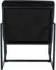 CLP Lounger Avon Samt gesteppt mit Metallgestell,schwarz Bild 4