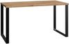 Schreibtisch >Lothar< in Plankeneiche - 140x75x70cm (BxHxT) Bild 2