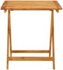 vidaXL 3-tlg. Bistro-Set Schwarz Polypropylen und Massivholz 3281877 Bild 5