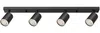 Braytron LED Deckenstrahler 4-flammig GU10 640mm Schwenkbar Schwarz Bild 1