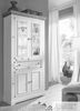 Vitrine >WZ-0133< (BxHxT: 109x208x42 cm) in grau aus Kiefer - 109x208x42 (BxHxT) Bild 3