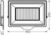 Ledvance LED Außenstrahler Floodlight Essential schwarz 200 W Bild 5