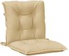 vidaXL Niedriglehner-Auflagen 6 Stk. Melange Beige 100x50x7 cm Stoff 4002390 Bild 5