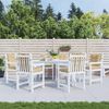 vidaXL Niedriglehner-Auflagen 6 Stk. Melange Beige 100x50x7 cm Stoff 4002390 Bild 3