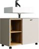 welltime Waschbeckenunterschrank San Pedro (1-St) Waschbeckenunterschrank a. Rollen, Soft-Close 80/42/64 cm Bild 5