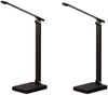 2er SET Akku Schreibtischlampen Schwarz ohne Kabel, Höhe 39,5cm Bild 2