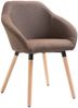 vidaXL Esszimmerstühle 4 Stk. Braun Stoff [278410] Bild 3