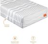 sleepling 196748 Federkern Matratze Innovation 320 Taschenfederkern | 7-Zonen Tonnentaschenfederkernmatratze | Made in EU | Ökotex 100 | Härtegrad 3 120 x 200 x 25 cm, weiß Bild 3