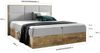 99rooms Umberto Boxspringbett 120x200 cm Velours MONOLITH Korallenrot Bild 2