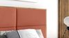 99rooms Umberto Boxspringbett 120x200 cm Velours MONOLITH Korallenrot Bild 3