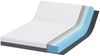 vidaXL Matratze Weiß und Grau 140 x 200 cm Jacquard-Stoff 4106330 Bild 4