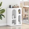 Sideboard, Kommode Hochglanz Weiß 59 x 35 x 80,5 cm Holzwerkstoff j1754p Bild 2