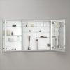 Keuco Badezimmerspiegelschrank Royal Finn Spiegelschrank LED, 120 cm, Unterputz, 3 Türen, Seiten verspiegelt Bild 2