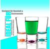 BigDean 12x Schnapsgläser 2cl – Shotgläser aus Glas farbige Shot Gläser für Schnäpse wie z.B. Tequila, Wodka, Ouzo, Sambuca, Likör - Stamperl, Pinnchen … Bild 3