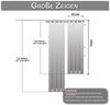 BTTO V&G Verdunkelungsvorhang Thermo Vorhang,blickdicht Gardinen mit Ösen,Extra lang (2 St), abdunkelnd, Thermische Isolierung Bild 3