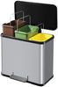 Hailo 'Öko Trio Plus L' Mülltrennsystem, Stahlblech, 27 (3x9) Liter, Silber Bild 4