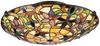 Deckenleuchte, Tiffany-Glas Metall, Vintage-Bronze Bild 4