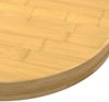 vidaXL Tischplatte Ø40x4 cm Bambus 352686 Bild 3